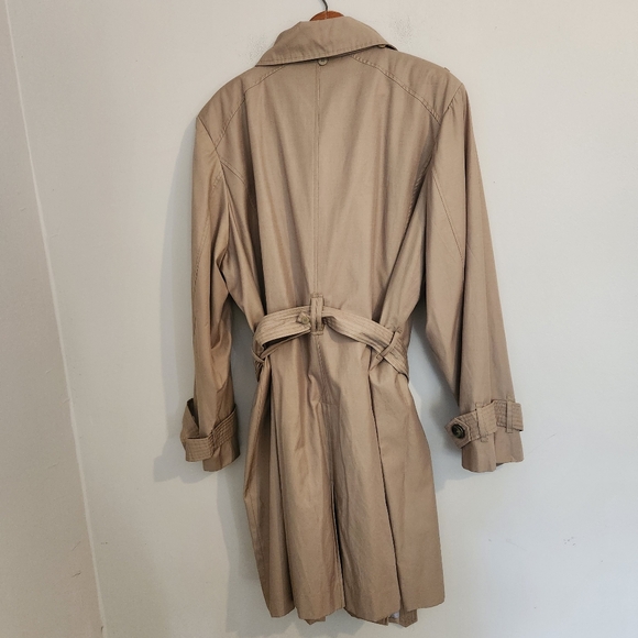London Fog Double-Breasted Trench Coat - Size‎ Large - Picture 8 of 16